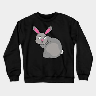 Cute Funny Bunny Crewneck Sweatshirt